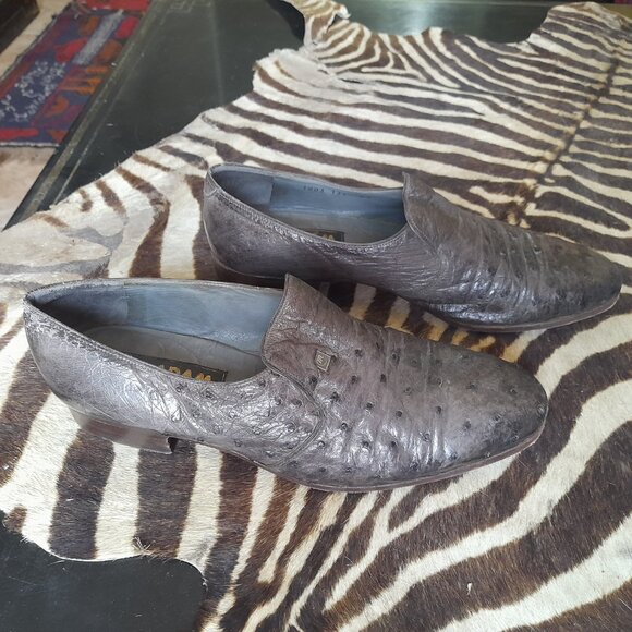 Dolce & Gabbana alligator Oxford and Monsieur Adam Ostrich shoes Sz. 9 or 42
